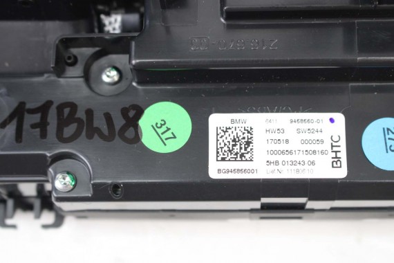 BMW 8 G14 PANEL KLIMY 9458560 64119458560 5A052A4 9474995 5A1D424 4A176B0 KLIMATYZACJI moduł sterownik nawiewu wentytlacja