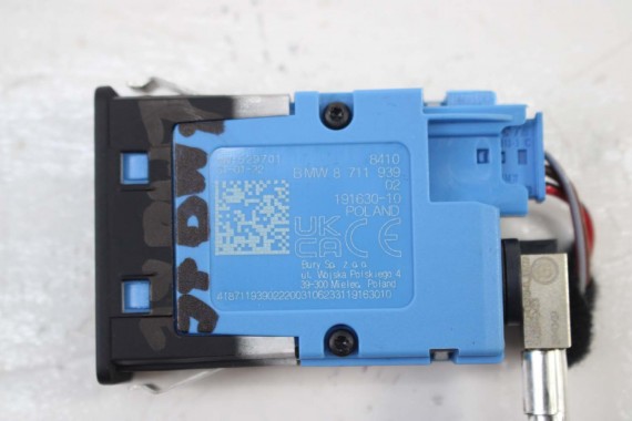 BMW 7 G12 PORT USB PRZYŁĄCZE gniazdo 8711939 X1 F48 F45 F46 MINI F54 F55 F56 F57 F60 84108711939 84105A21B76 8794158 8711939
