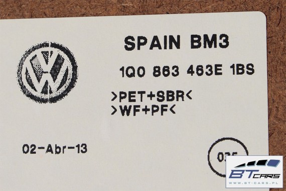 VW EOS BOCZEK + PAS + DYWAN BAGAŻNIKA 1Q0867427AB 1Q0867428T 1Q0863459A TAPICERKA bagażnik 1Q0863463E 1Q0867071D 1Q0867428 1Q