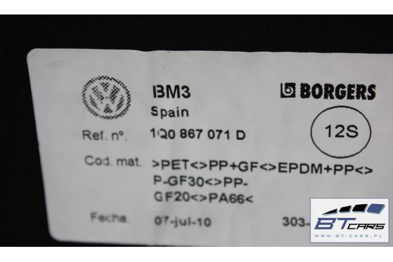VW EOS BOCZEK + PAS + DYWAN BAGAŻNIKA 1Q0867427AB 1Q0867428T 1Q0863459A TAPICERKA bagażnik 1Q0863463E 1Q0867071D 1Q0867428 1Q
