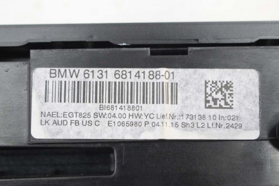 BMW M4 F82 PANEL KLIMY 9363546 RADIA 6814188 AUDIO KLIMATYZACJI 64119363546 61316814188 LCi FL LIFT F30 9363546 9363497 9348826