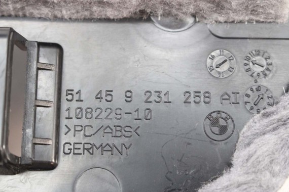 BMW M4 F82 SCHOWEK KONSOLI LEWY 9231258 czarna M3 F80 4 F31 F32 M4 Coupe F82 9231258 514592312548 9231258 9382559 51459382559