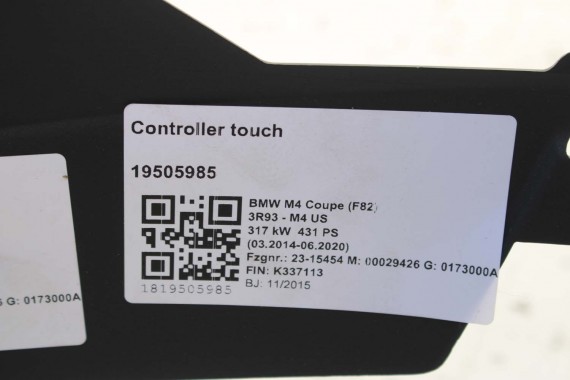 BMW M4 F82 TUNEL + PODŁOKIETNIK BMW M4 Coupe F82 BMW 3 F34 F30 F31 F F31 F32 M3 F80 F81 4 F31 F32  czarny