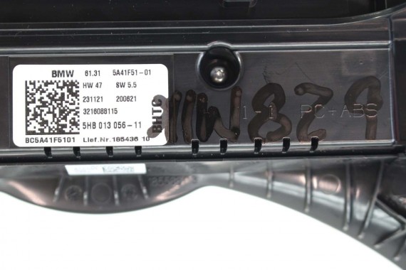 MINI F56 PANEL KLIMATYZACJI KLIMY 5A41F51 61315A41F51  LCi moduł sterownik nawiewu podgrzewane fotele  5A41F51 61315A41F51