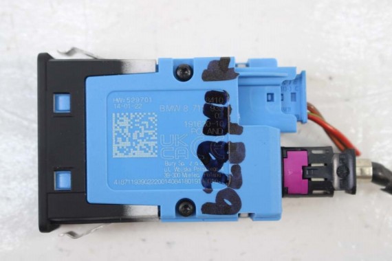 BMW 3 G20 PORT USB PRZYŁĄCZE gniazdo 8711939 X1 F48 F45 F46 MINI F54 F55 F56 F57 F60 84108711939 84105A21B76 8794158 8711939