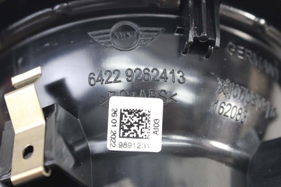 MINI F56  KRATKI WLOTY POWIETRZA KONSOLI 9262413 9891227 9891228 6977939 kratka wlot nawiewu dekor 8993150 51456977939