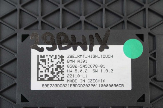 BMW iX PANEL 5A5CC78 65825A5CC78 przełącznik Idrive Kontroler Touch Glass Szkło Clear&Bold 5A5CC78 65825A5CC78 5A5CC78 5A5CC78