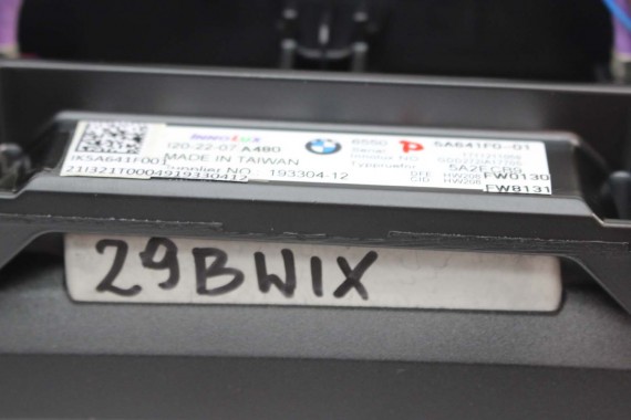 BMW iX ZEGAR 5A641F0 65505A641F0 LICZNIK 65505A641F0 Prędkościomierz HUD zegary HIGH 5A641F0 5A2ECB9 9490638 5A4FC79 5A7B2E1 iX