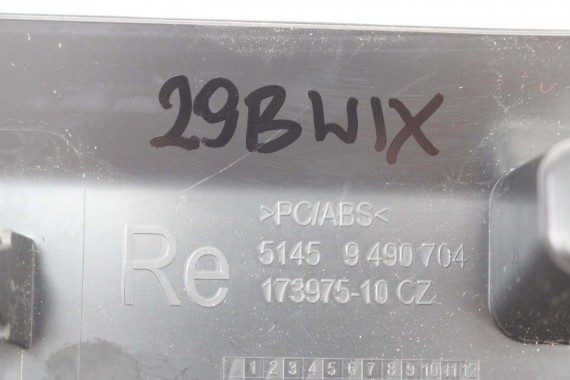 BMW iX ZAŚLEPKA WYKOŃCZENIE KONSOLI NAKŁADKA 9490701 9490700 51459490700 51459490701 9490701 9490700 9490703 9490704 9490701
