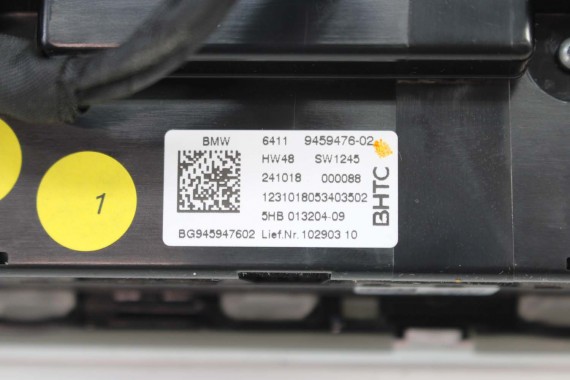 BMW 3 G20 KRATKI WLOTY POWIETRZA KONSOLI kratka wlot nawiewu + panel klimy 9459475 64119459475 6806855 6805563 6805796 9459476