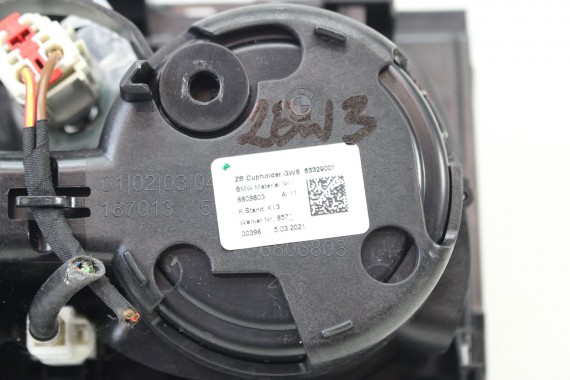 BMW 3 G20 SCHOWEK 6809803 TUNELU 51166809803 CUPHOLDER konsola środkowa dekor 51166809803 6806803 9806780 9868067 dekory listwy