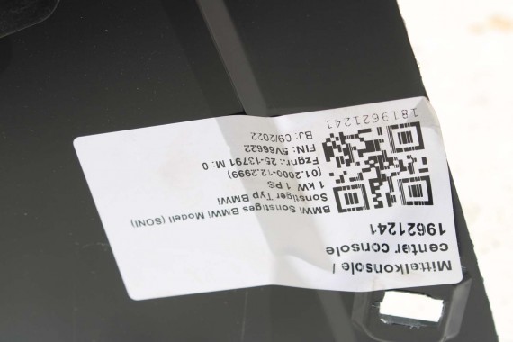 BMW X2 U10 TUNEL + PODŁOKIETNIK U10 iX2 xDrive30 5A2E049 51165A2E049 4A1CA61 51164A1CA61 czarny iX1 X1 U11 2U06 5A2E049 4A1CA61