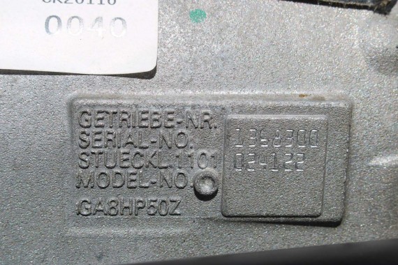 BMW 5 G30 SKRZYNIA BIEGÓW 8HP50Z 9487298 SILNIK 2.0 B47 D20A diesel B47 D20 A D20A B47D20 B47D20A 190KM 140KW 2.0d 20d G31 W9K