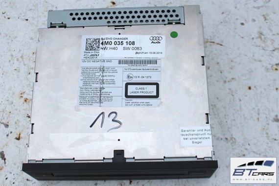 AUDI A6 A7 Q7 ZMIENIARKA DVD 4M0035108 4M0035108 4M0035108A PŁYT ALPINE 4M0035108 4M0035108A 4M0035108 4M0035108A 4M0 035 108 4M