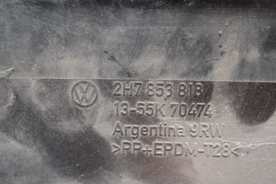 VW AMAROK NAKŁADKA BŁOTNIKA TYŁ 2H7853817 2H7853818 2H7853817A 2H7853818A 2H7853817B 2H7853818B 2HH853817 2HH853818 LT8U 7W7W