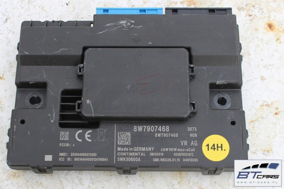AUDI A4 Q7 MODUŁ STEROWNIK GATEWAY 8W7907468 8W7 907 468  MOCY 4M 8W interfejs diagnostyczny dla sieci bus 8W7907468 8W7907468