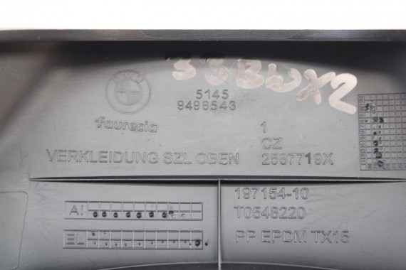 BMW X1 X2 OBUDOWA KIEROWNICY 9496543 9496552 OSŁONA KOLUMNY iX2 xDrive30 51459496543 51459496552 9496543 9496552 9496543 9496552