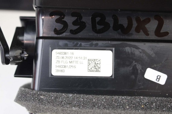 BMW X2 U10 KRATKI WLOTY POWIETRZA KONSOLI 9483383 9483381 9483382 kratka wlot nawiewu 9496115 9873178 9483383 9483381 9483382