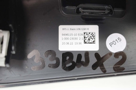 BMW X2 U10 KRATKI WLOTY POWIETRZA KONSOLI 9483383 9483381 9483382 kratka wlot nawiewu 9496115 9873178 9483383 9483381 9483382