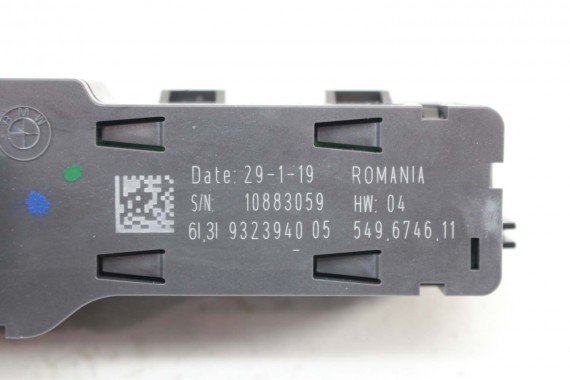 BMW 2 F45 F46 PRZEŁĄCZNIK WŁĄCZNIK 9323940 9323940 panel Gran Tourer SPORT ECO ASYSTA KIEROWCY 61319263563 61319323940 9263563