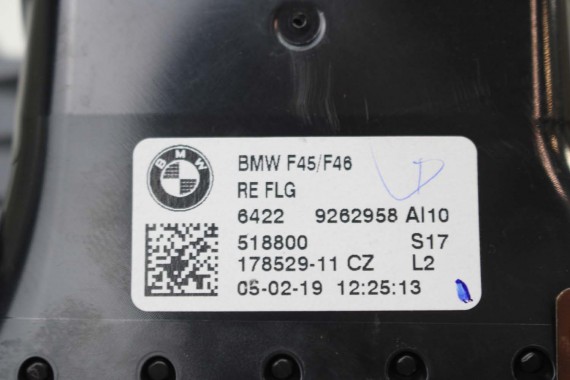 BMW 2 F45 F46 RATKI WLOTY POWIETRZA KONSOLI kratka wlot nawiewu 9262955 9262958 9319915 9287287 9262955 9262958 9319915 9287287