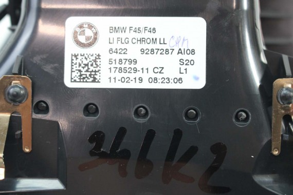 BMW 2 F45 F46 RATKI WLOTY POWIETRZA KONSOLI kratka wlot nawiewu 9262955 9262958 9319915 9287287 9262955 9262958 9319915 9287287