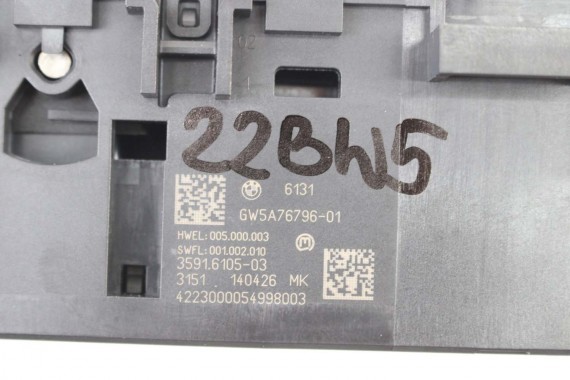 BMW 5 G60 WYBIERAK PANEL 5A76796 przełącznik 5A76796 5A767A2 5A5EEF3 61315A76796 GAŁKA DŻWIGNIA BIEGÓW ZMIANY LEWAREK 5A76796