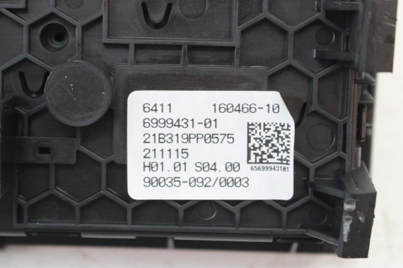 BMW 5 G30 PANLE KLIMY 6999431 TYŁ TYLNY 64116999431 6999431 64116999431 6999431 64116999431 6999431 64116999431 6999431 6999431