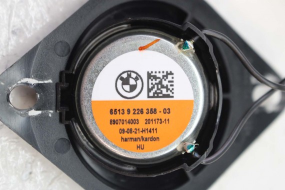BMW 5 G30 GŁOŚNIK 2622468 9226358 ŚREDNIOTONOWY + HARMAN KARDON 2622468 9226358 65132622468 65139226358 2622468 2622468 9226358
