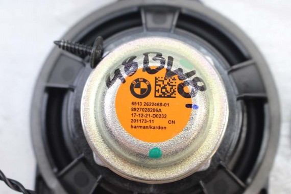 BMW 5 G30 GŁOŚNIK 2622468 9226358 ŚREDNIOTONOWY + HARMAN KARDON 2622468 9226358 65132622468 65139226358 2622468 2622468 9226358