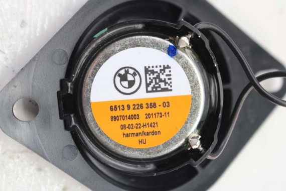 BMW 5 G30 GŁOŚNIK 2622468 9226358 ŚREDNIOTONOWY + HARMAN KARDON 2622468 9226358 65132622468 65139226358 2622468 2622468 9226358