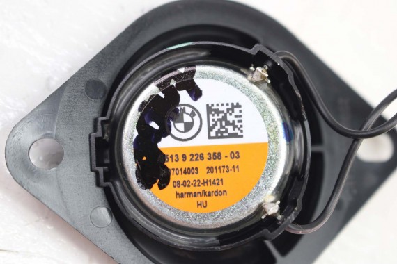 BMW 5 G30 GŁOŚNIK 2622468 9226358 ŚREDNIOTONOWY + HARMAN KARDON 2622468 9226358 65132622468 65139226358 2622468 2622468 9226358