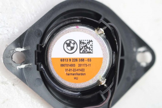 BMW 5 G30 GŁOŚNIK 2622468 9226358 ŚREDNIOTONOWY + HARMAN KARDON 2622468 9226358 65132622468 65139226358 2622468 2622468 9226358