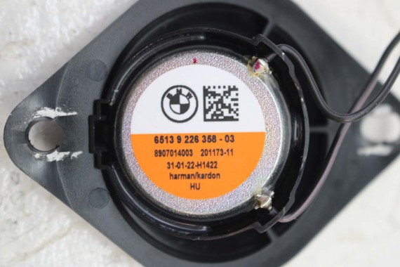 BMW 5 G30 GŁOŚNIK 2622468 9226358 ŚREDNIOTONOWY + HARMAN KARDON 2622468 9226358 65132622468 65139226358 2622468 2622468 9226358