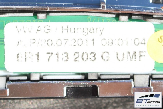 VW POLO GAŁKA ZMIANY BIEGÓW MIESZEK 6R1713203G UMF czarny aluminium 6R1 713 203 G 6R 6R1713203G 6R1713203 6R1713203G 6R1713203