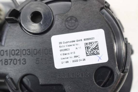 BMW 4 G26 UCHWYT NA KUBEK 6809803 51166809803 przód przedni 6809803 51166809803 CUPHOLDER 6809803 51166809803 i4 3 G20 6809803