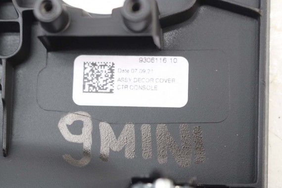 MINI F54 PANEL LISTWA RAMKA 9306116 NAKŁADKA 9306116 COOPER F55 51169306116 Osłona Obudowa Ramka Tunelu 9306116 9306116 9306116