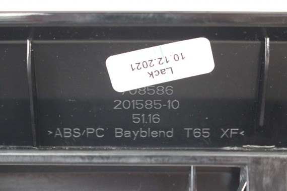 BMW 5 G30 SCHOWEK TUNELU 6819878 51166819878 konsola środkowa dekor 51168323400 dekory listwy 8323400 9391272 9391273 6819878