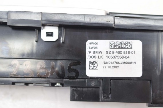 BMW 5 G30 PRZYCISK 9460818 61319460818 przełącznik obsługi konsoli panel ADAPTIVE ZAWIESZENIA 9460818 9460818 9460818 9460818