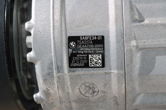 BMW POMPA KLIMATYZACJI 5A6FE34 KLIMY SPRĘŻARKA KOMPRESOR DENSOG20 G21 G30 B48B20B B48 B20 B B48B20B 5A6FE34 64525A6FE34 5A6FE34