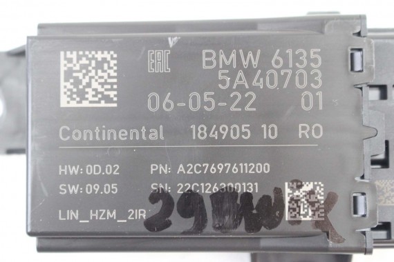 BMW IX i20 MODUŁ STEROWNIK GRZANIA FOTELA KANAPY 5A40703 61355A40703 FOTELA KANAPY KOSOLI