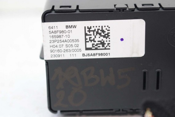 BMW 5 G60 PANEL KLIMY 5A8F980 5A8F980 TYŁ TYLNY 5A8F980 tunelu środkowego 5A8F980 5A8F980 5A8F980 5A8F980 5A8F980 5A8F980 G61