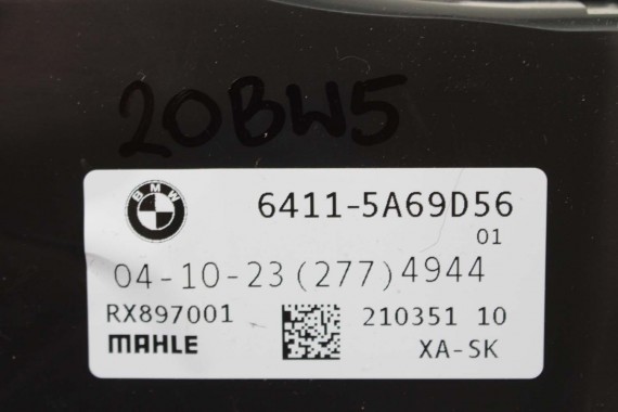 BMW 5 G60 NAGRZEWNICA TYŁ 5A69D56 64115A69D56 tylna dmuchawa 5A69D56 9315950 64119315950 5A69D56 64115A69D56 9354174 64119354174