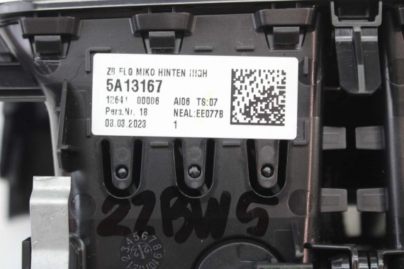 BMW 5 G60 WLOT 5A13166 64225A13166 KRATKA WLOTU 5A13166 WYKOŃCZENIE TUNELU ŚRODKOWEGO 5A13166 5A13166 5A13166 5A13167 5A13167