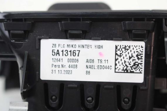 BMW 5 G60 WLOT 5A13167 64225A13167 KRATKA WLOTU 5A13167 WYKOŃCZENIE TUNELU ŚRODKOWEGO 5A13167 5A13167 5A13167 5A13167 5A13167