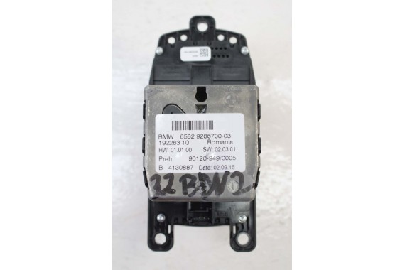 BMW 2 F45 F46 PANEL GAŁKA DZWIGNIA BIEGÓW 9286700 65829286700 KONTROLER IDRIVE 65825A3B1E4 Kontroler 65829286700  658259286700