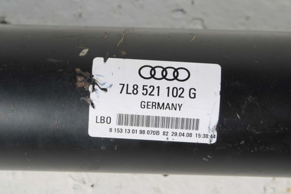 AUDI Q7 WAŁ TYLNY KARDANA 7L8521102G 7L8521102C 7L8521102L TYŁ NAPĘDOWY 7L8521102G 4L 7L8521102G 7L8521102C 7L8521102L 7L8521102