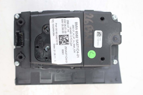 BMW 4 G26 PANEL GAŁKA DZWIGNIA BIEGÓW 5A371C4 G20 G21 G28 G29 GRAND 65825A371C4 IDRIVE POKRĘTŁO 65825A371C4 6582 5A371C4 5A371C4