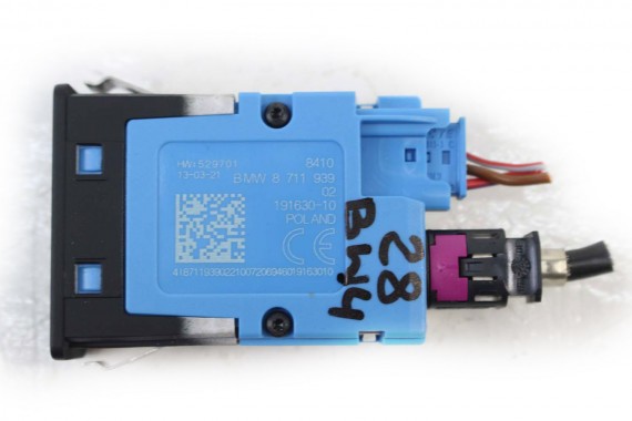 BMW 4 G26 PORT USB PRZYŁĄCZE gniazdo 8711939 X1 F48 F45 F46 MINI F54 F55 F56 F57 F60 84108711939 84105A21B76 8794158 8711939