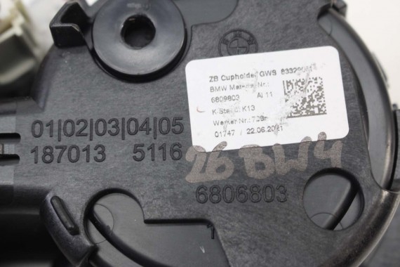 BMW 4 G26 UCHWYT NA KUBEK 6809803 51166809803 przód przedni 6809803 51166809803 CUPHOLDER 6809803 51166809803 i4 3 G20 6809803